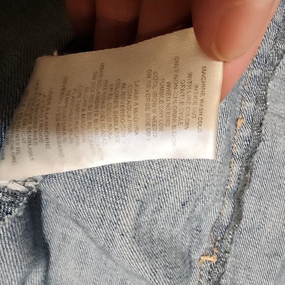 Wit & Wisdom Western Denim Trucker Jacket NWOT Blue Med - Picture 9 of 10